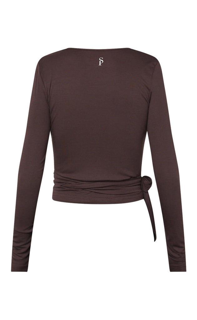 Sisters Point Bluse - Lay-WRAP - D. Brown