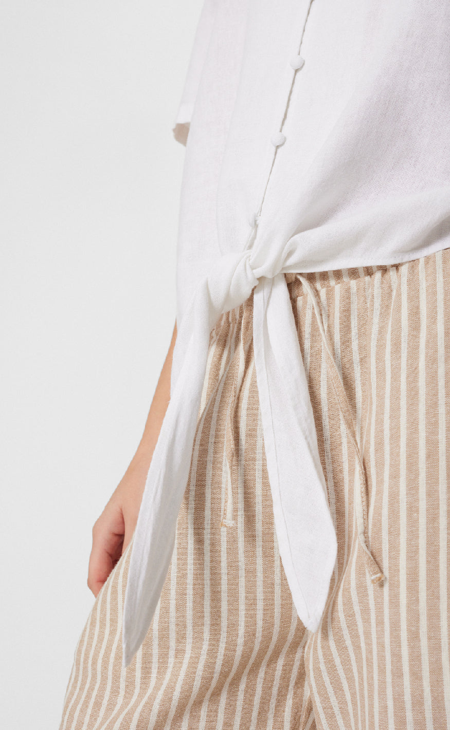 Freequent Bluse - Lava 204238 - Brilliant White