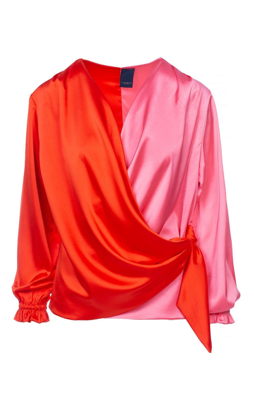 One Two Luxzuz Bluse - Alikka - Fire Red