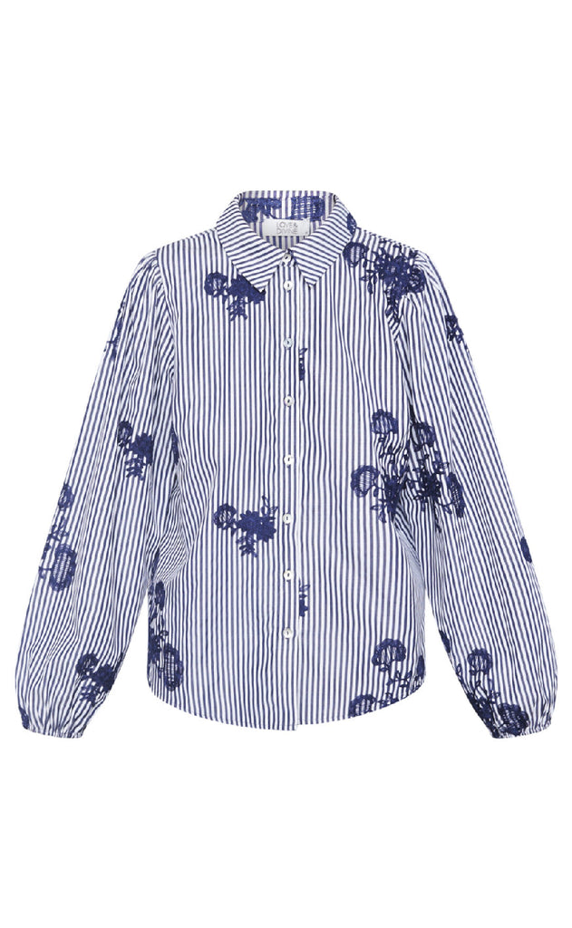 Love & Divine Skjorte - Love1430 - Blue Stripe