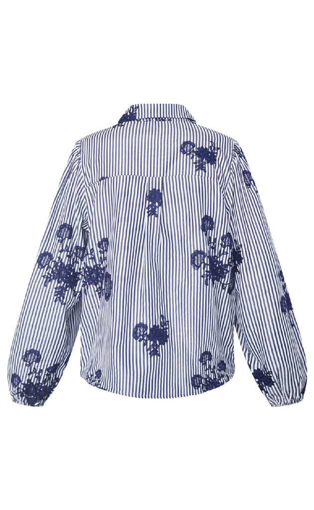 Love & Divine Skjorte - Love1430 - Blue Stripe