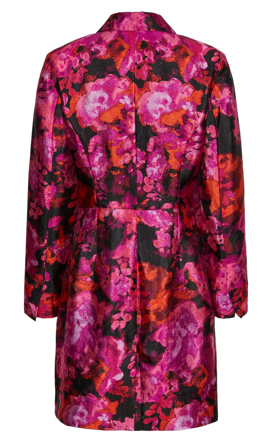 YAS Kjole - Wilight Garden - Black