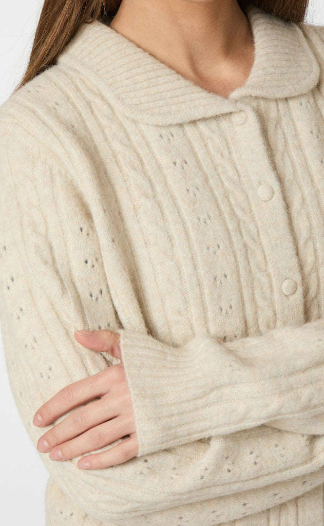 Neo Noir Cardigan - Emelie - Ivory