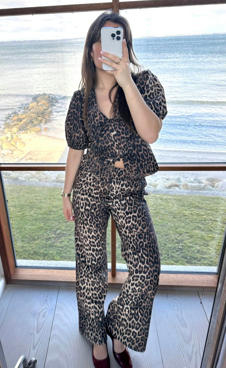 Neo Noir Bukser - Yana - Leopard