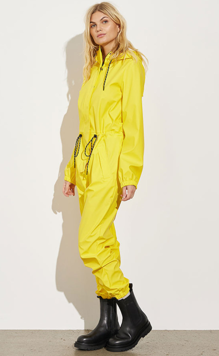 Global Funk Regndrakt - Tiya-G - Yellow Dandelion