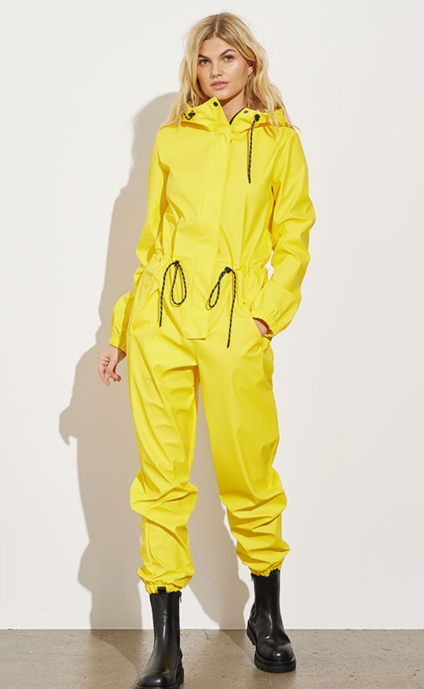 Global Funk Regndrakt - Tiya-G - Yellow Dandelion