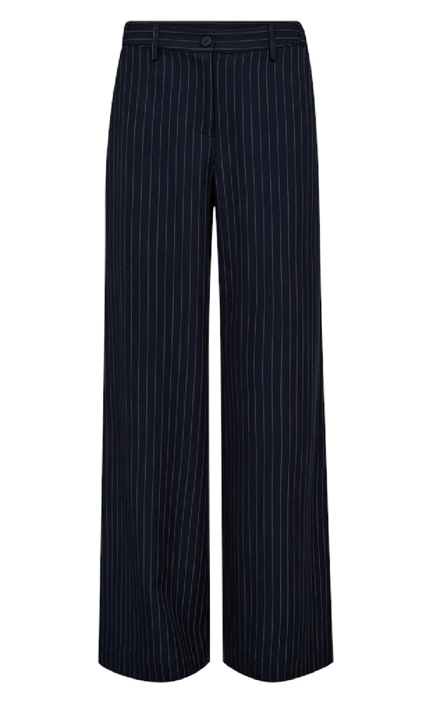 Freequent Bluse - Mynte - Salute w. Star Off-white