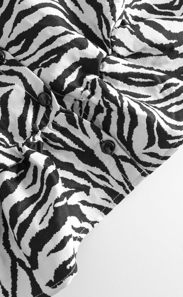 Hunkøn Bluse - Sanna  - Zebra Striped