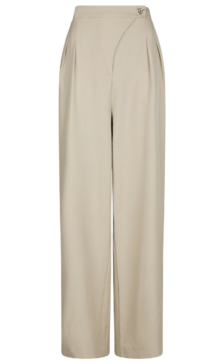 Neo Noir Bukser - Zalka Eyelet - Sand