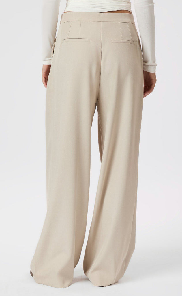 Neo Noir Bukser - Zalka Eyelet - Sand