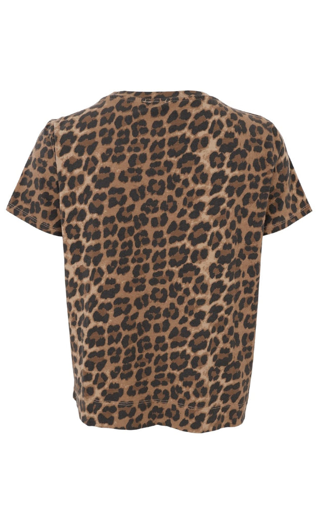 Black Colour T-Shirt - Zelda - Leopard