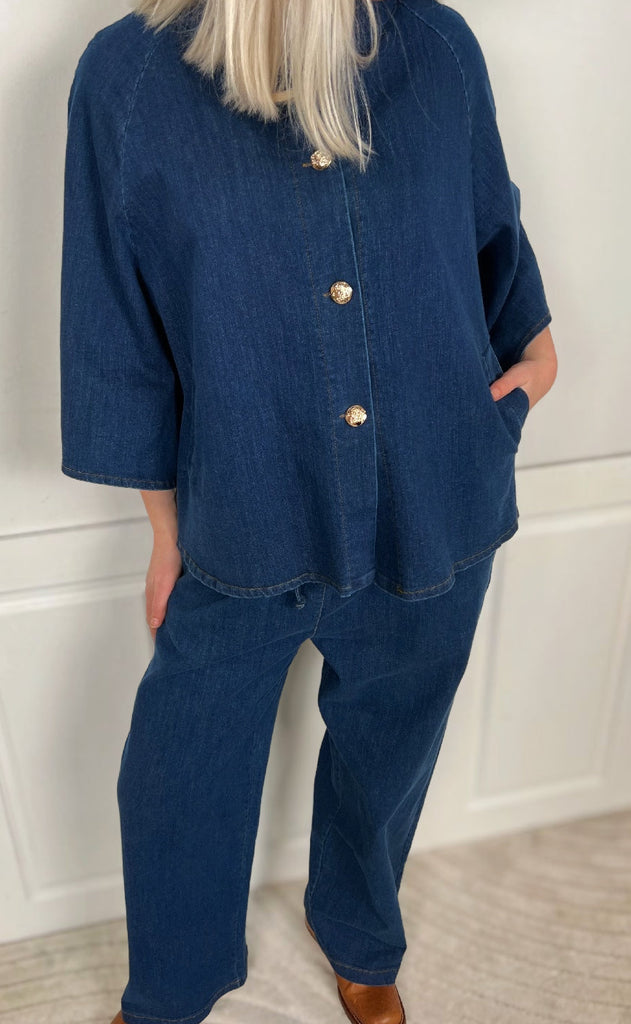 Marta Du Chateau Bukser - Zia - Medium Blue