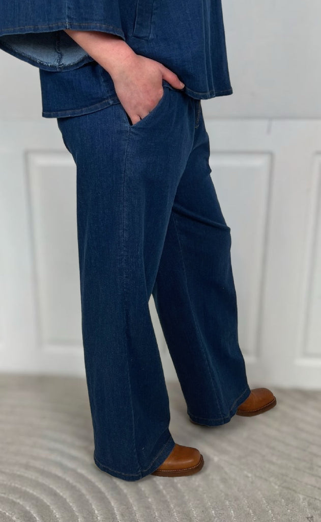 Marta Du Chateau Bukser - Zia - Medium Blue