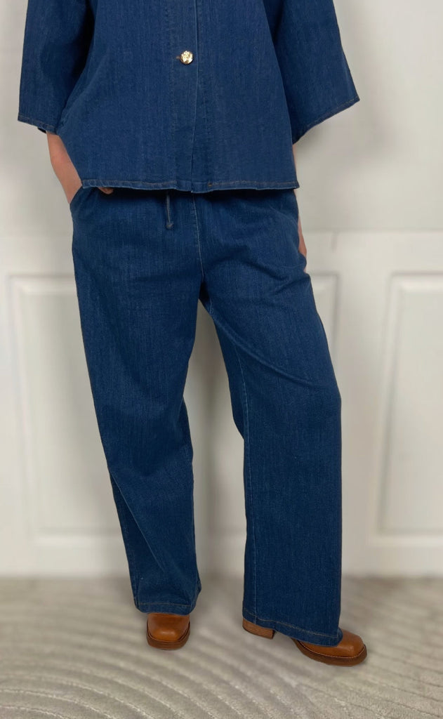 Marta Du Chateau Bukser - Zia - Medium Blue