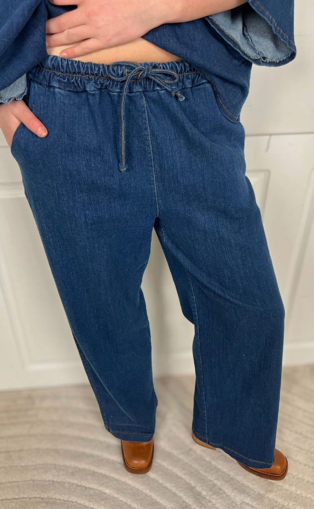 Marta Du Chateau Bukser - Zia - Medium Blue