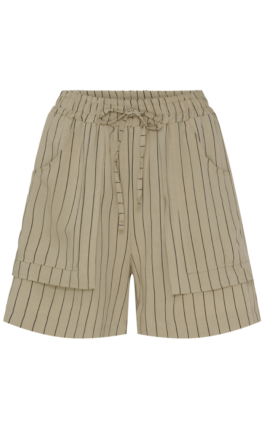 Marta Du Chateau Shorts - 36058 Zita - Sabbia/Black Stripe
