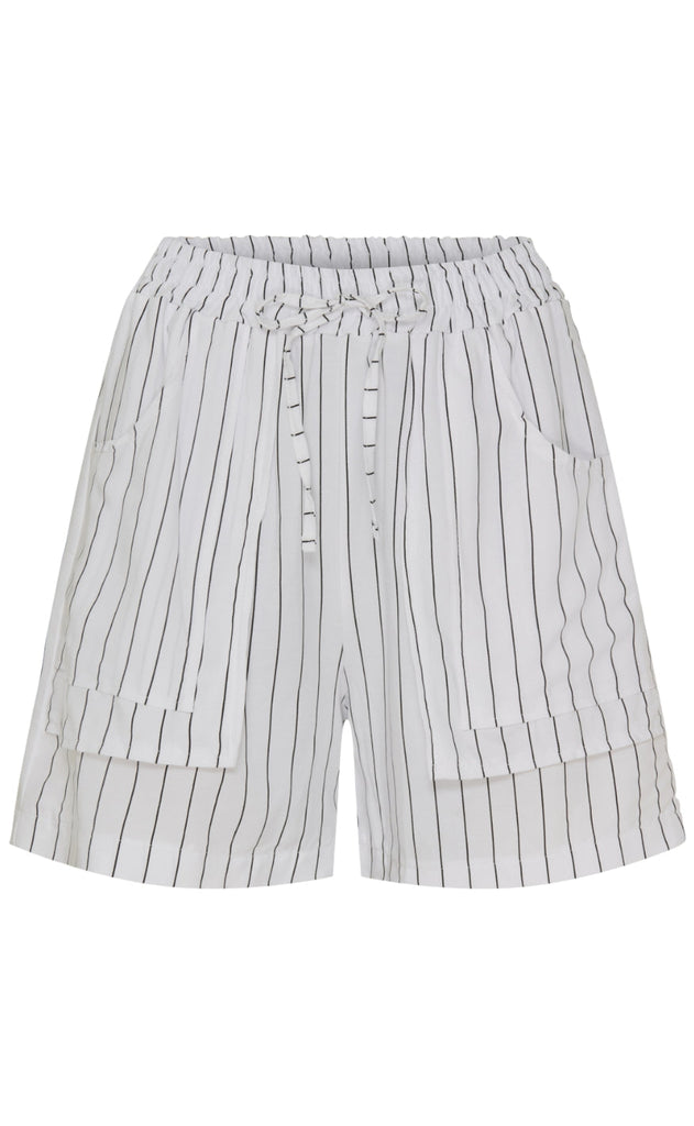 Marta Du Chateau Shorts - 36058 Zita - White/Black Stripes