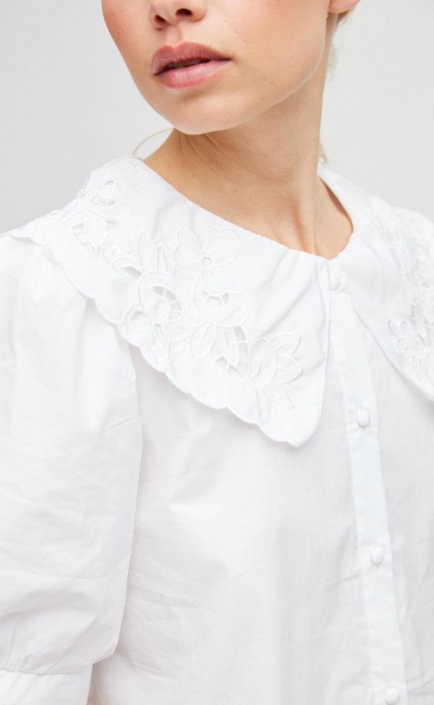 A-Veiw Bluse - Simona - White