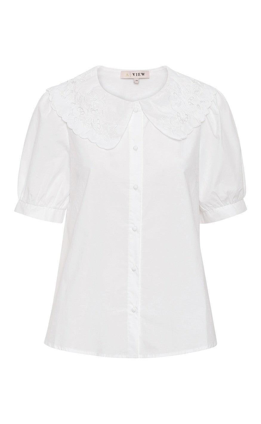 A-Veiw Bluse - Simona - White
