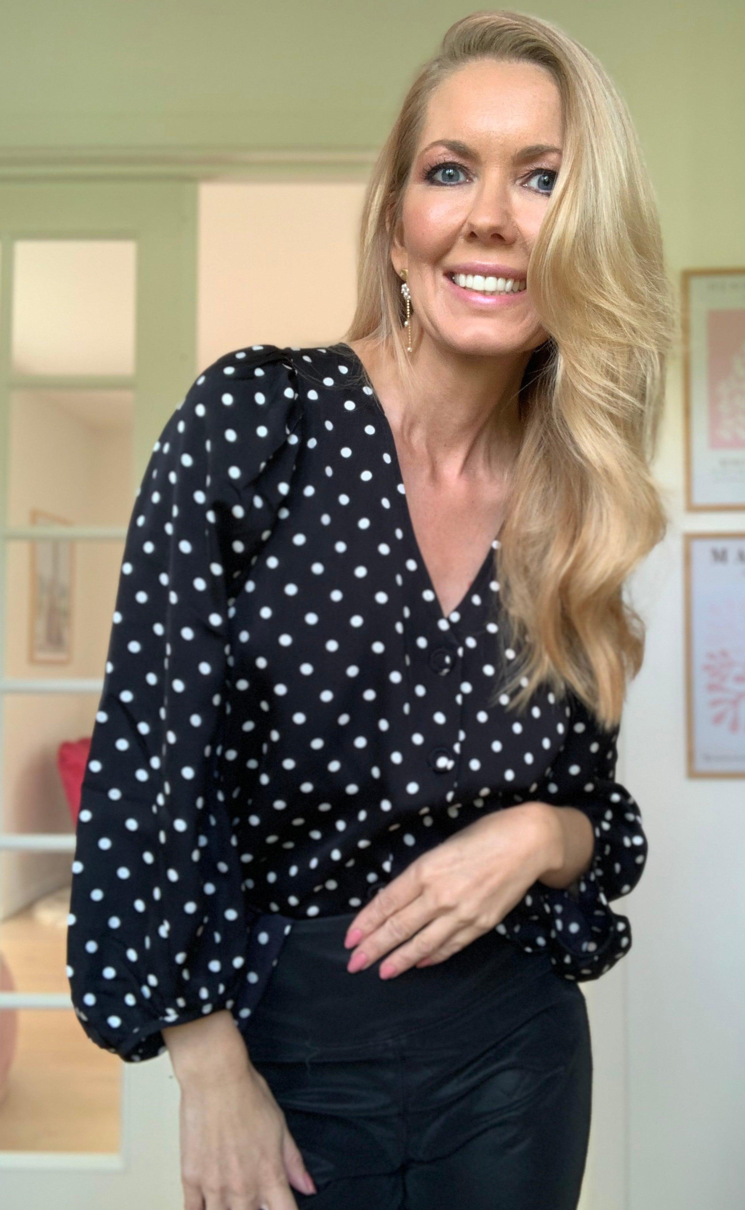 A-View Bluse - Anja - Black