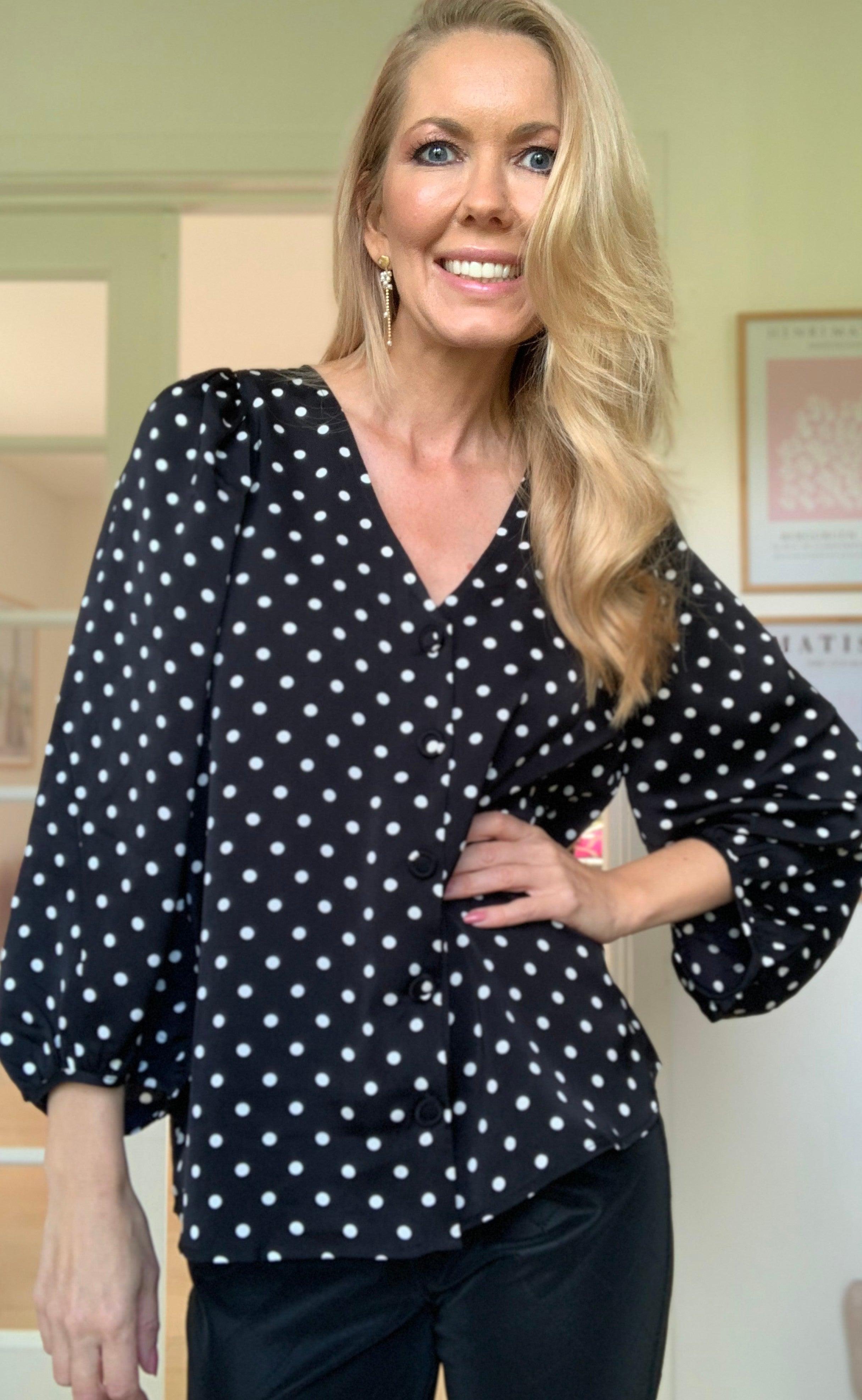 A-View Bluse - Anja - Black