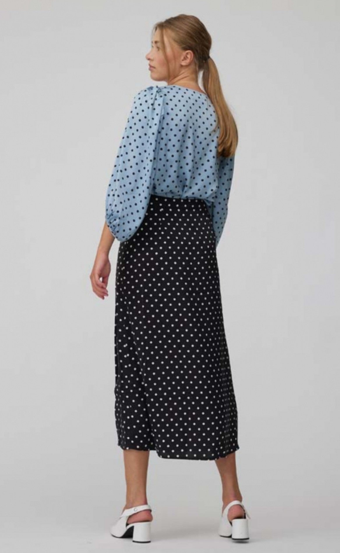 A-View Bluse - Anja - Light Blue