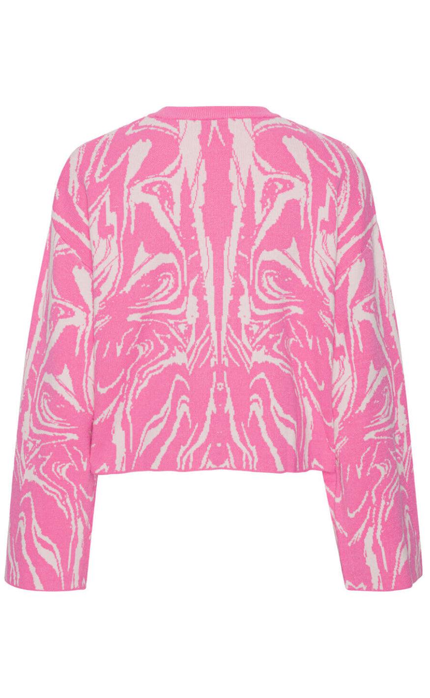 A-View Bluse - Kira Swirly Blouse - Pink