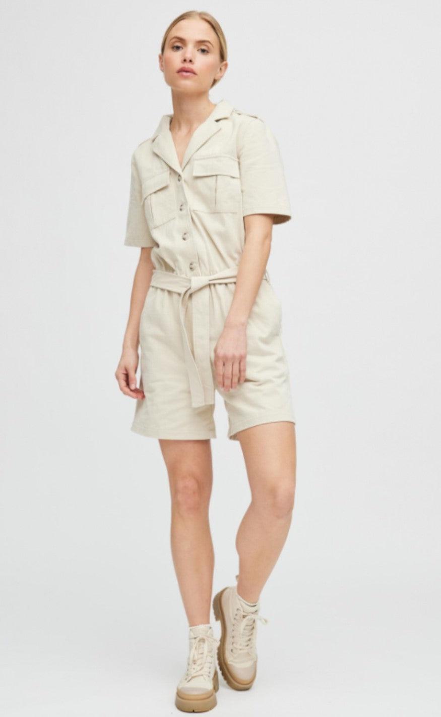 A-View Buksedragt - Signe Utility - Off White