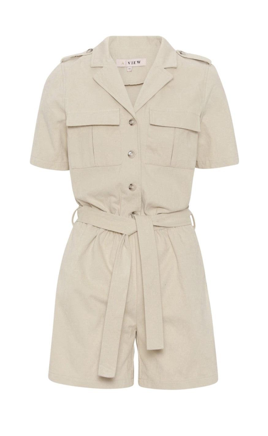 A-View Buksedragt - Signe Utility - Off White