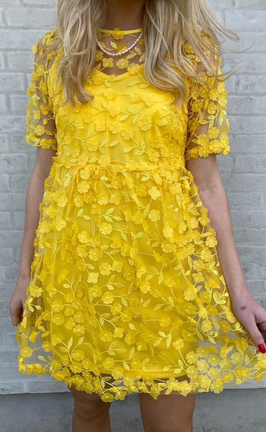 A-View Dress - Sibani - Yellow
