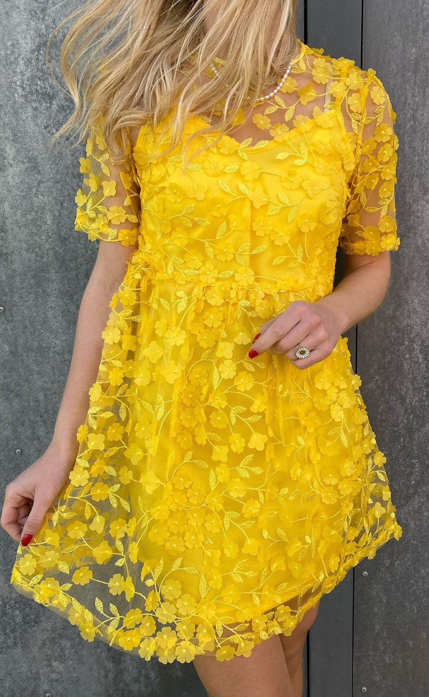 A-View Dress - Sibani - Yellow
