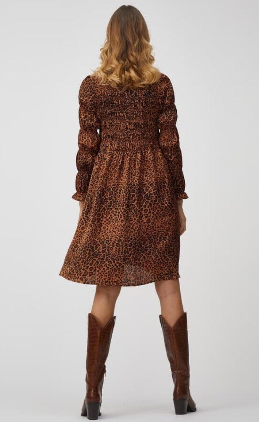 A-View Kjole - Julie - Leopard