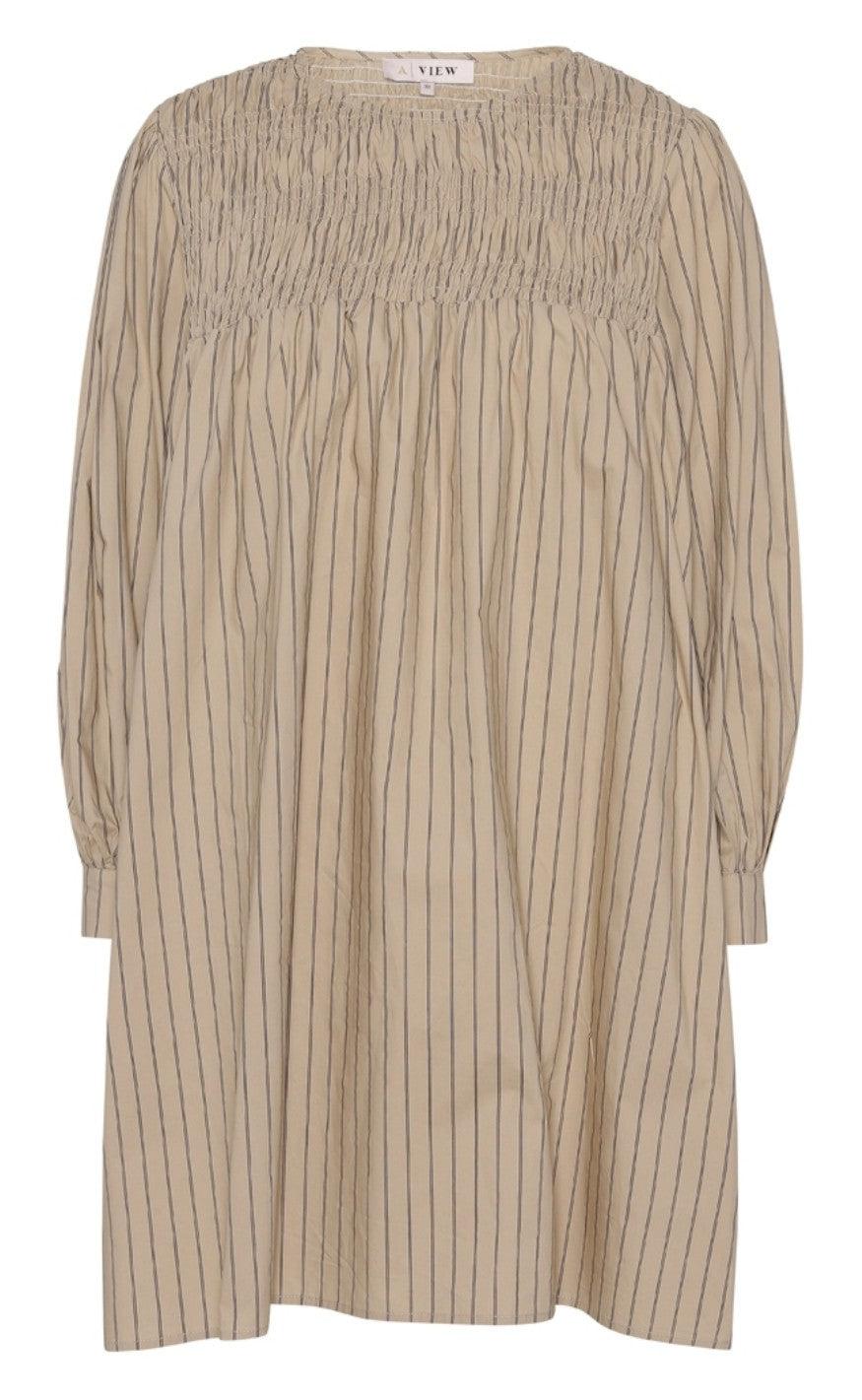 A-View Kjole - Oak Long - Sand