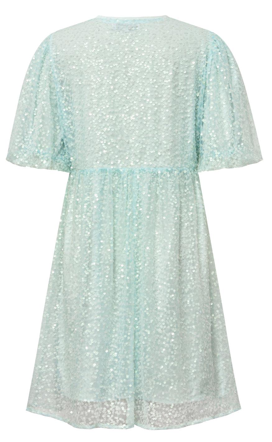 A-View Kjole - Scarlet - Light Blue