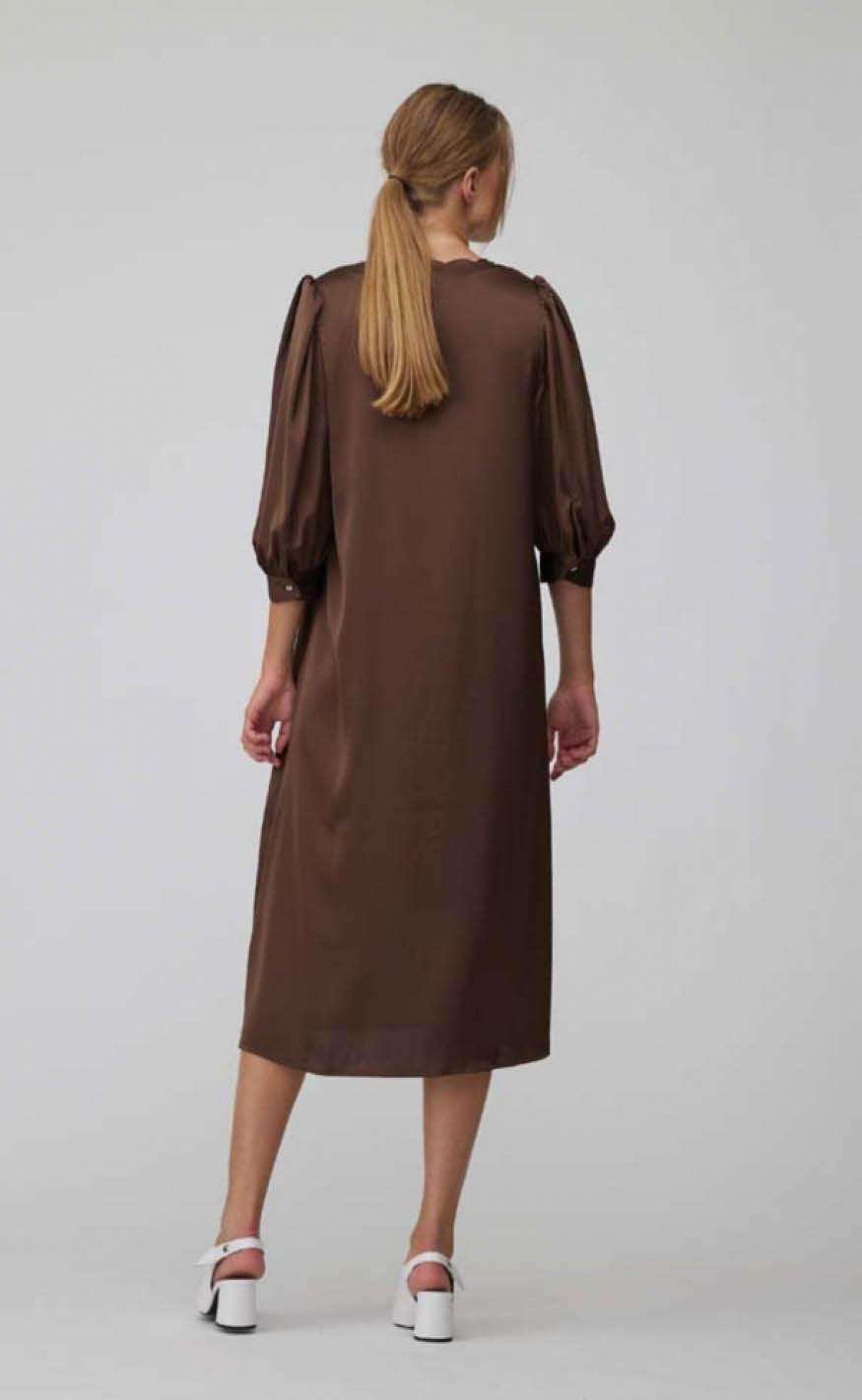 A-View Kjole - Sima - Brown