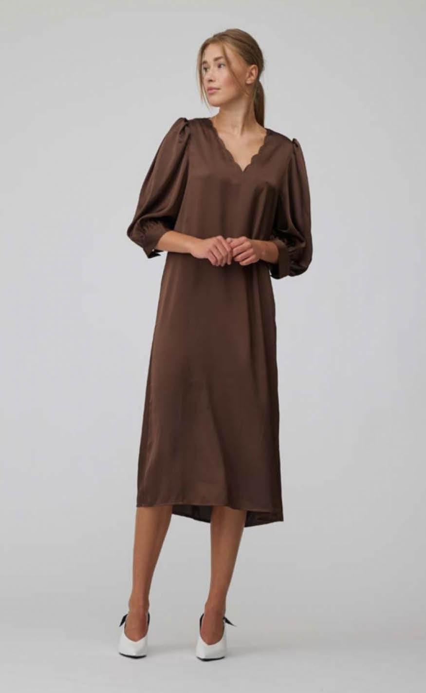 A-View Kjole - Sima - Brown