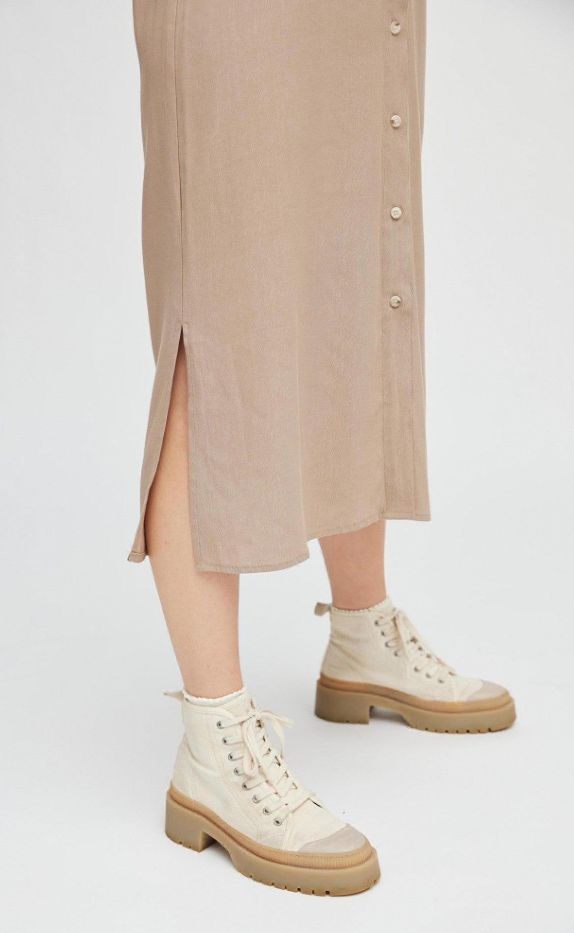 A-View Kjole - Sussy - Beige