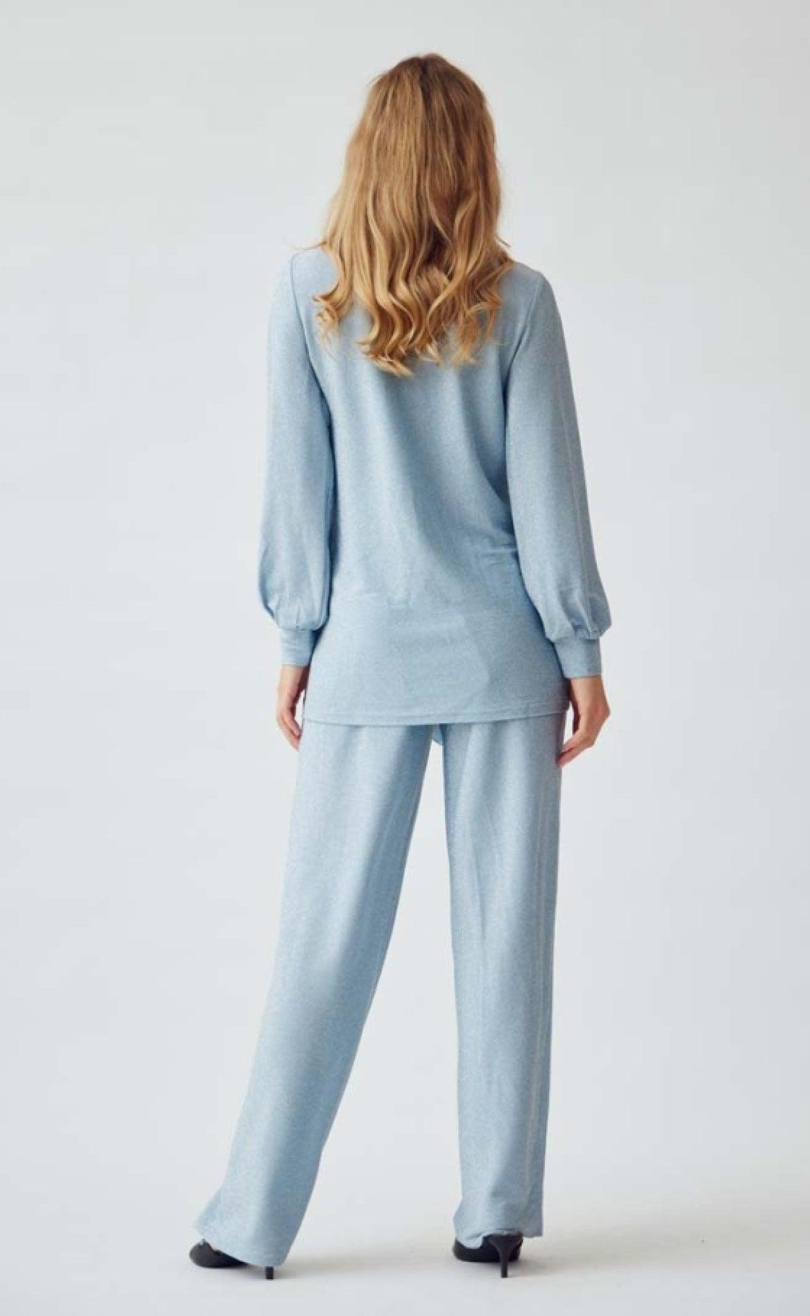 A-View Long Shirt - Poxy - Light Blue