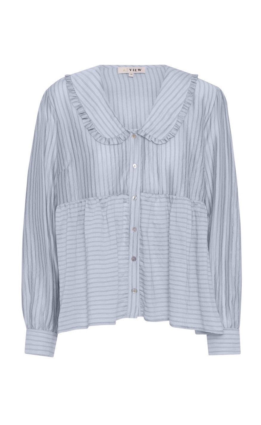 A-View Skjorte - Karoline - Light Blue