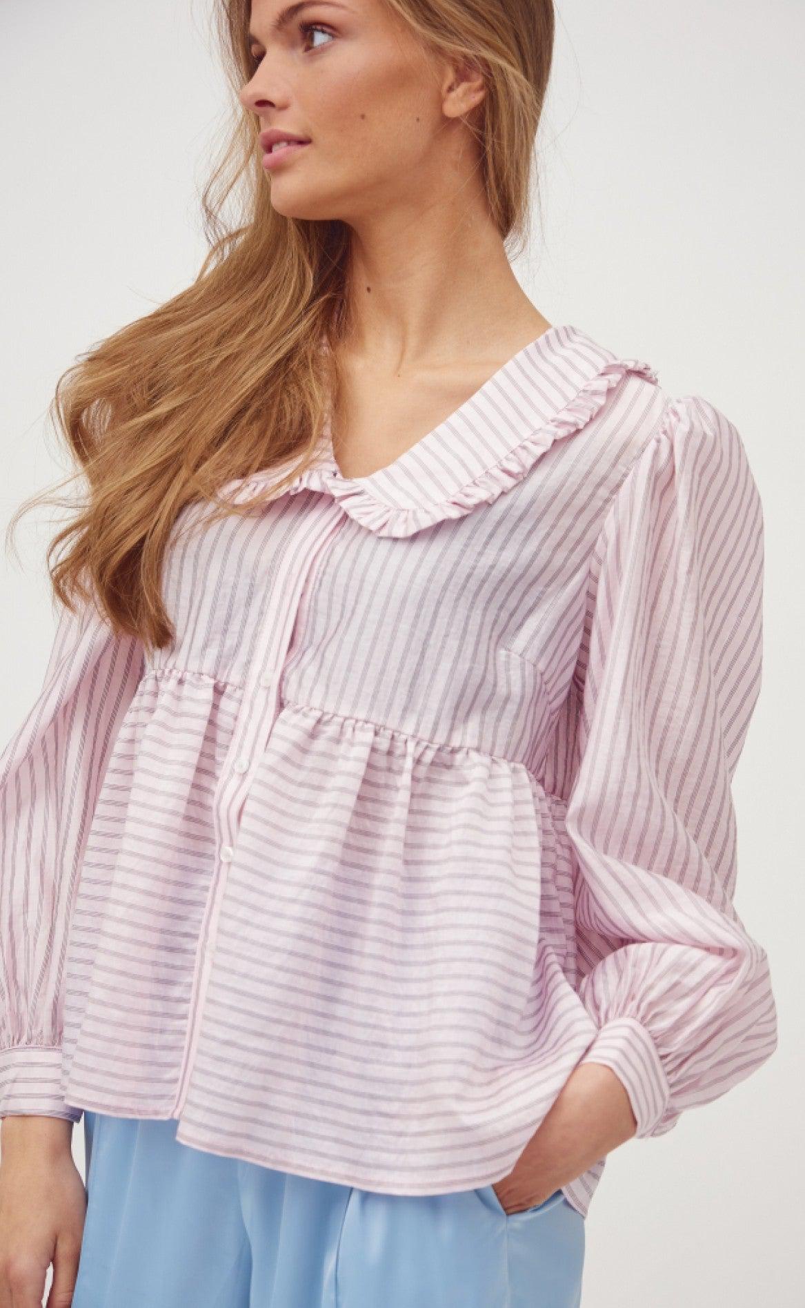 A-View Skjorte - Karoline - Soft Pink