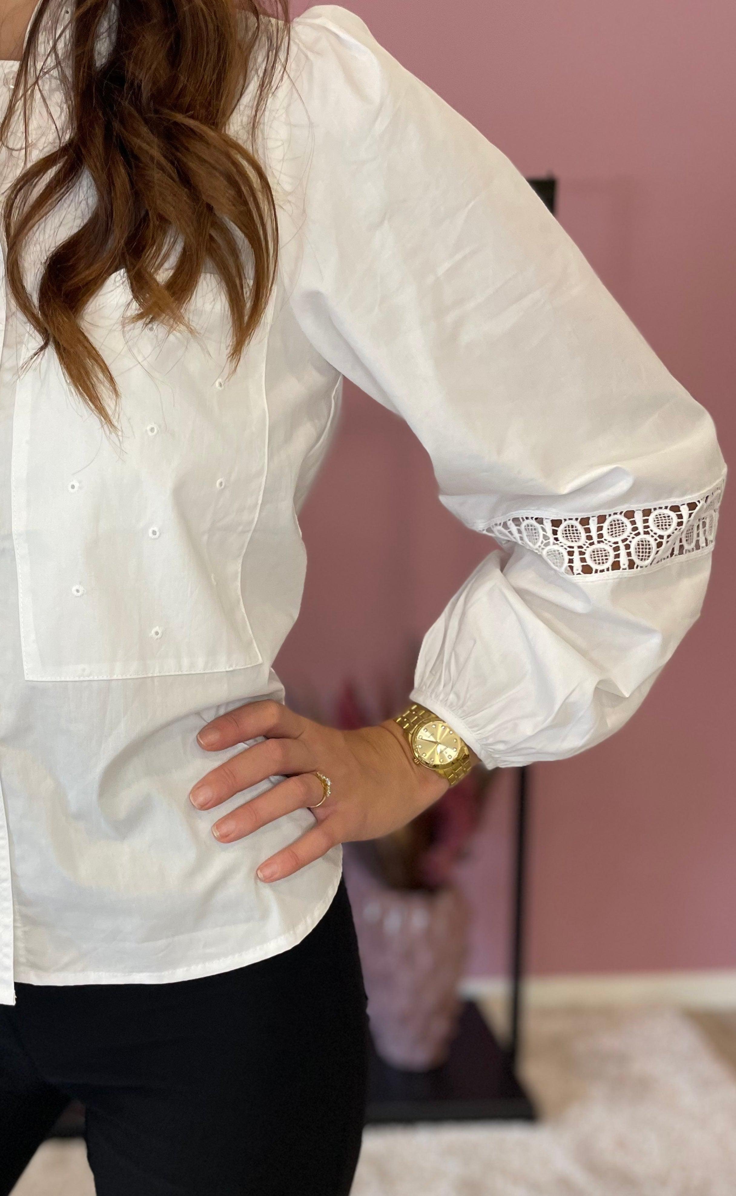 A-View Skjorte - Tiffany - White