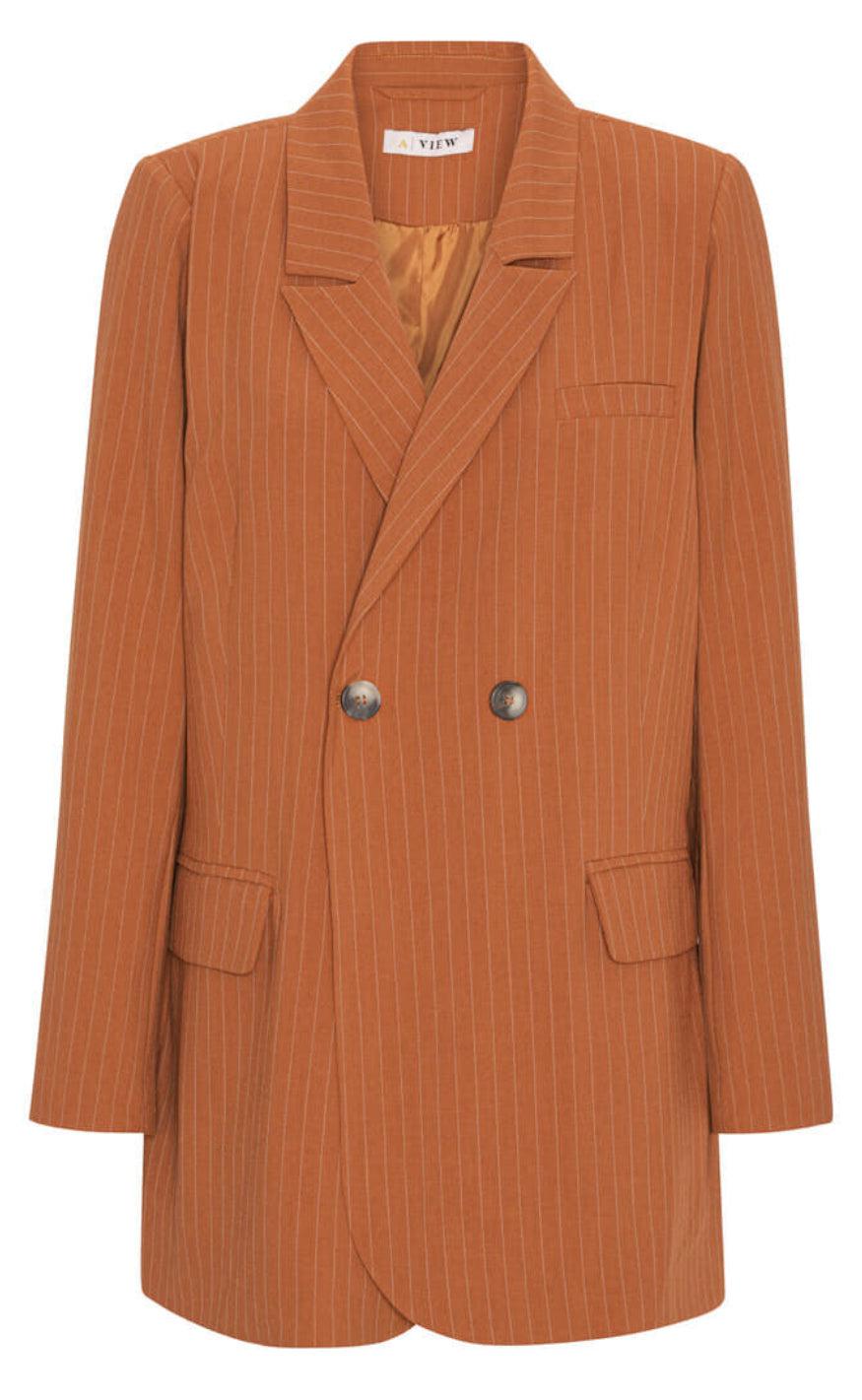 A-view Blazer - Annali - Brown Stripe