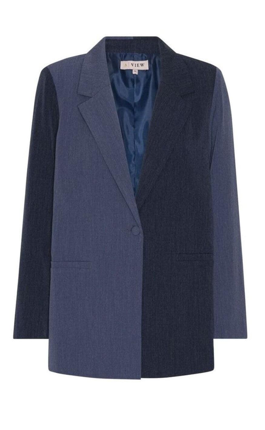 A-view Blazer - Swan - Blue