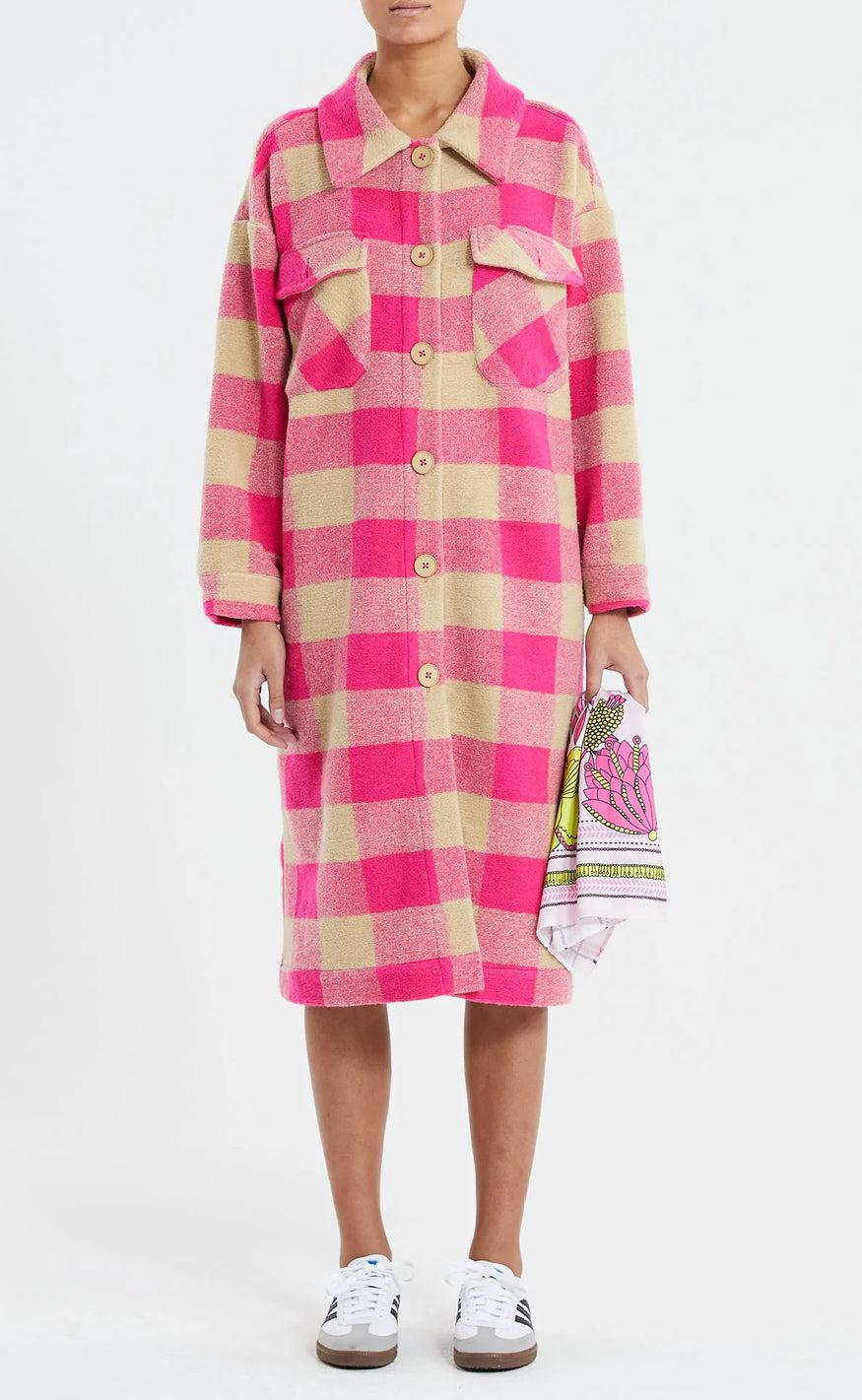 AKTIVER IKKE!!! Lollys Laundry Jakke - Viktoria - Neon Pink
