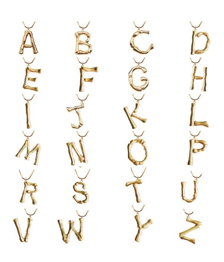 BAMBOO NAME NECKLACE