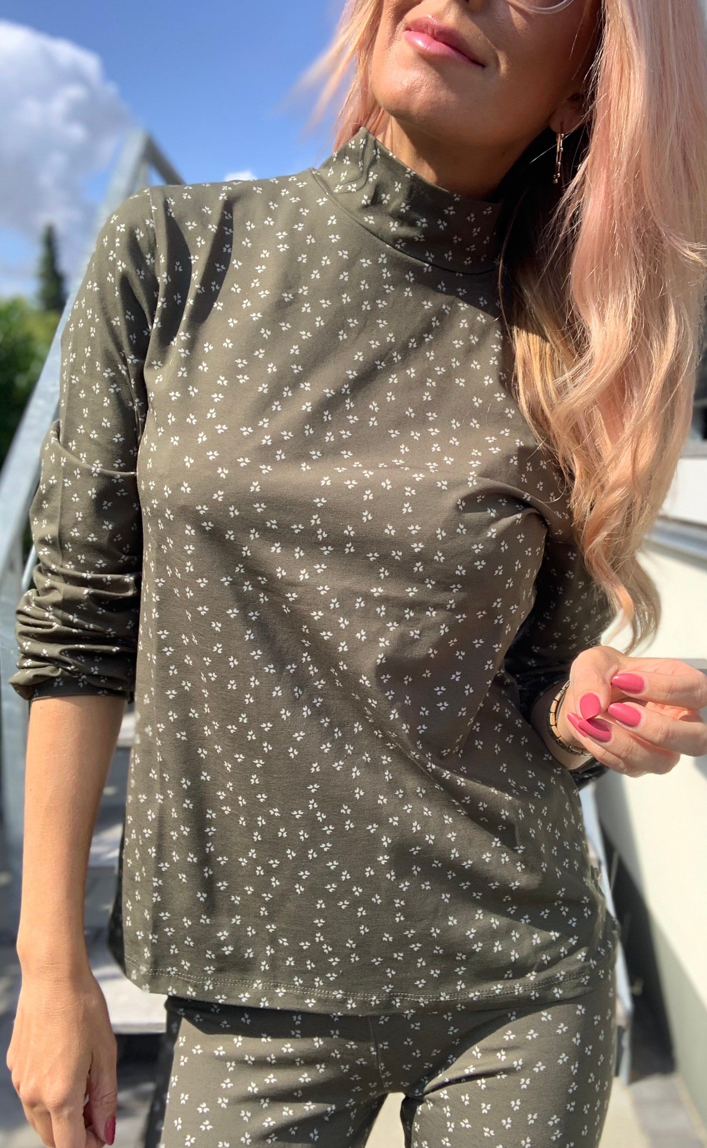 Basic Apparel Bluse - Elba - Tarmac