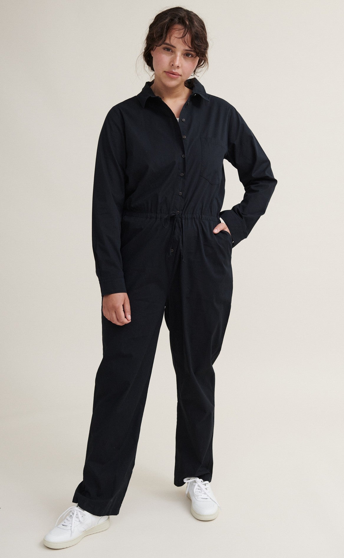 Basic Apparel Buksedragt - Vilde - Black