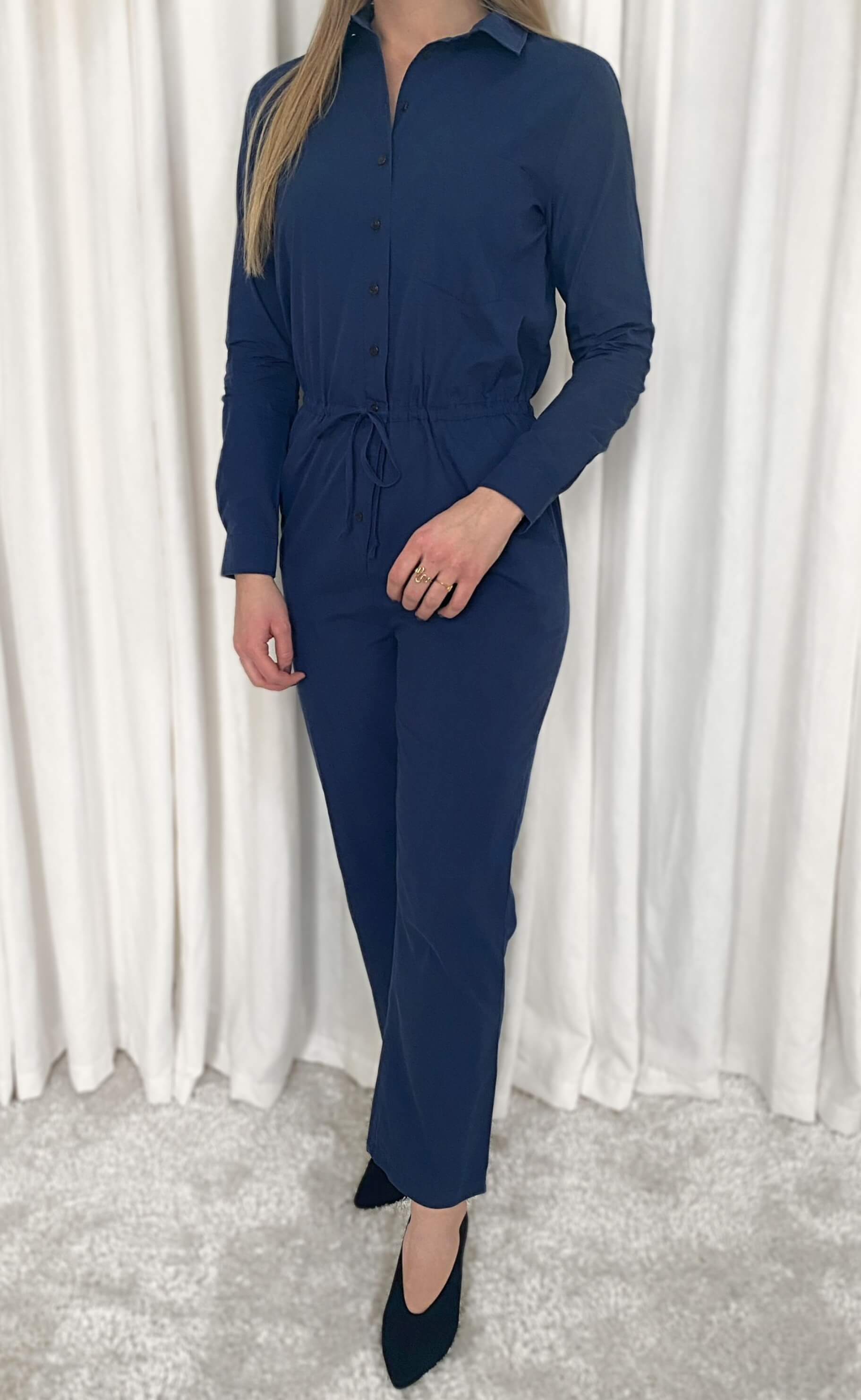 Basic Apparel Buksedragt - Vilde - Indigo