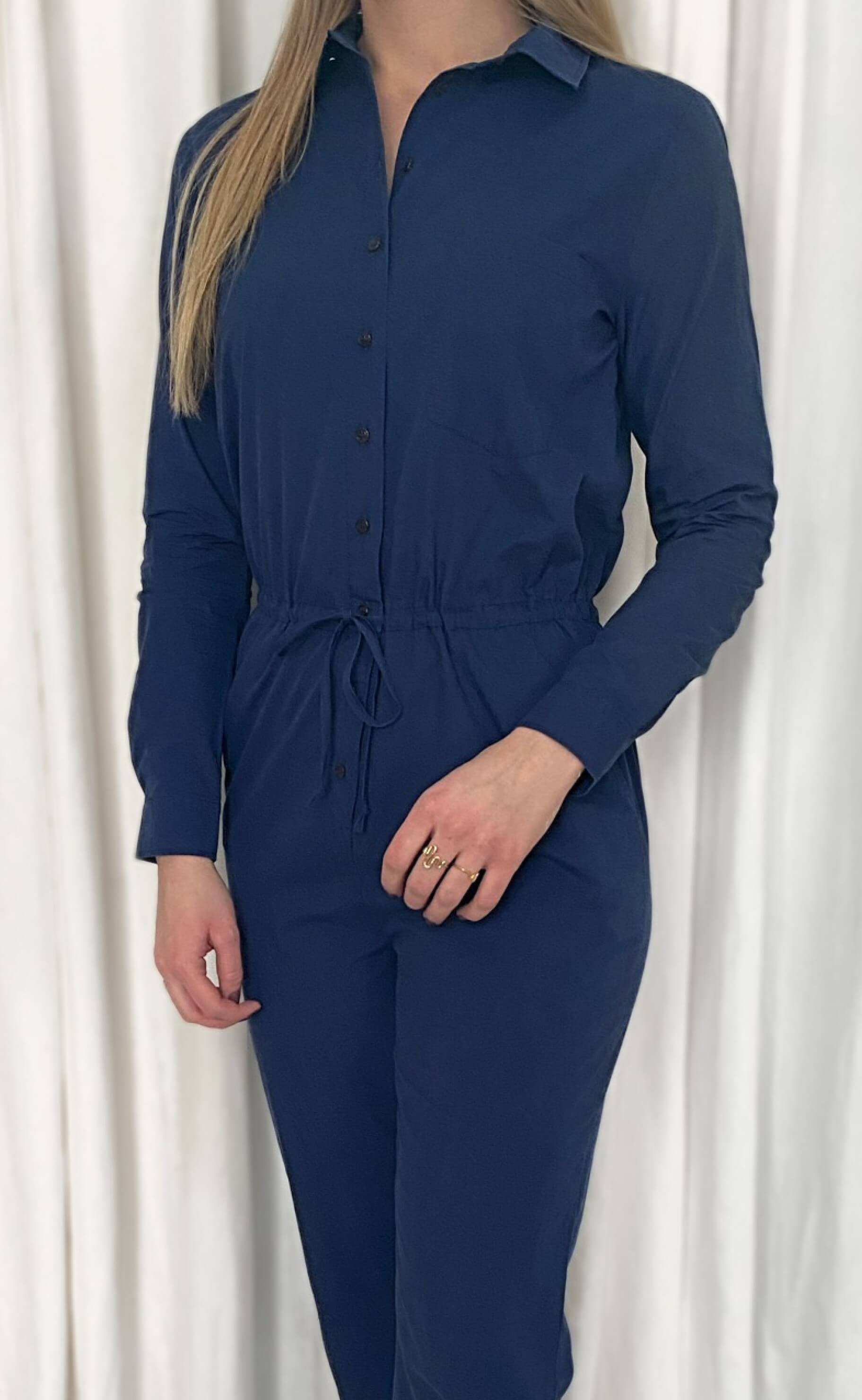 Basic Apparel Buksedragt - Vilde - Indigo