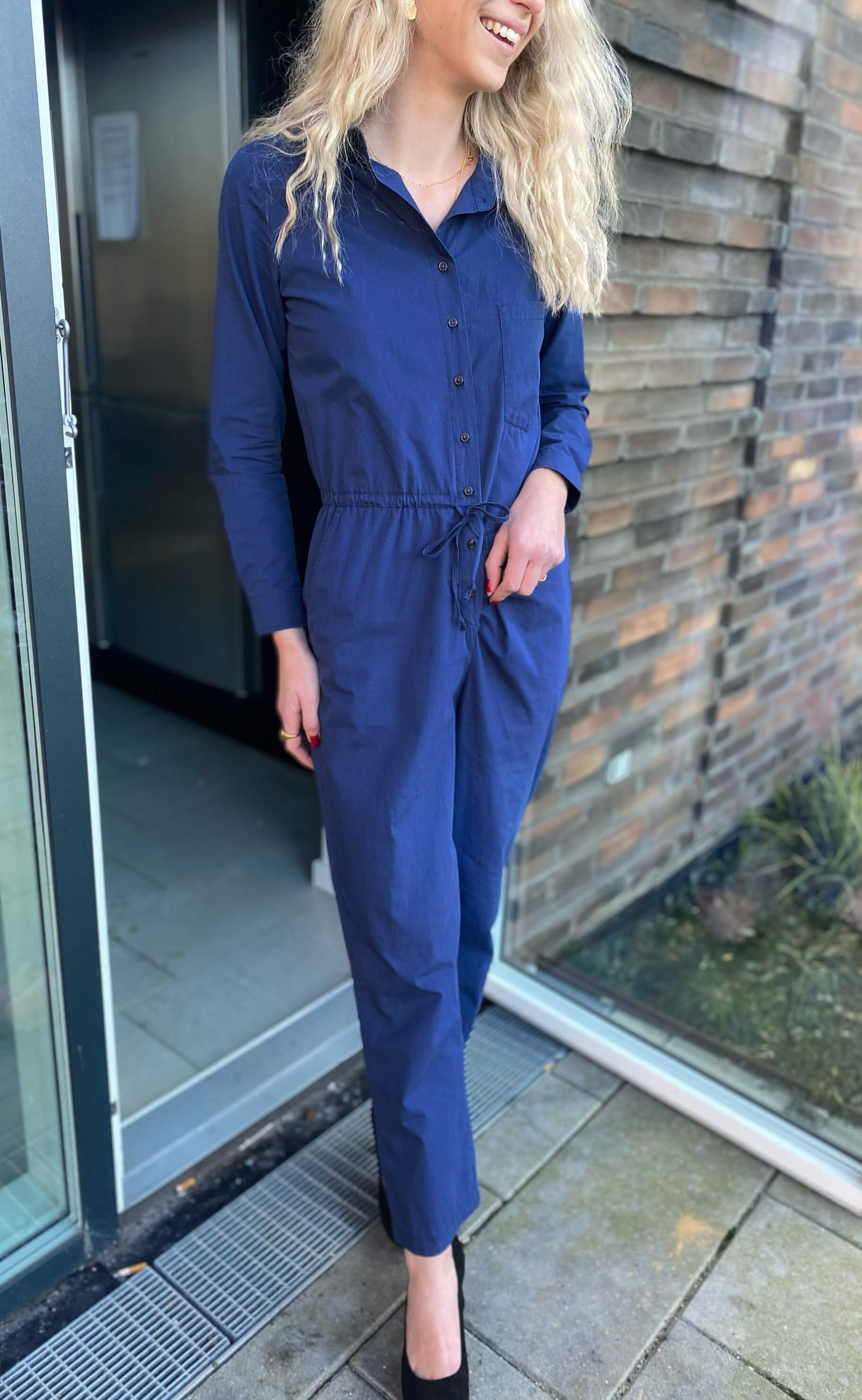 Basic Apparel Buksedragt - Vilde - Indigo